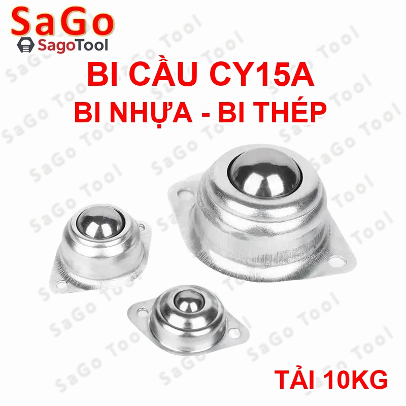 Bánh xe đa hướng, con lăn bi cầu, vòng bi cầu CY15A -CY25A loại chuẩn - Ảnh 4
