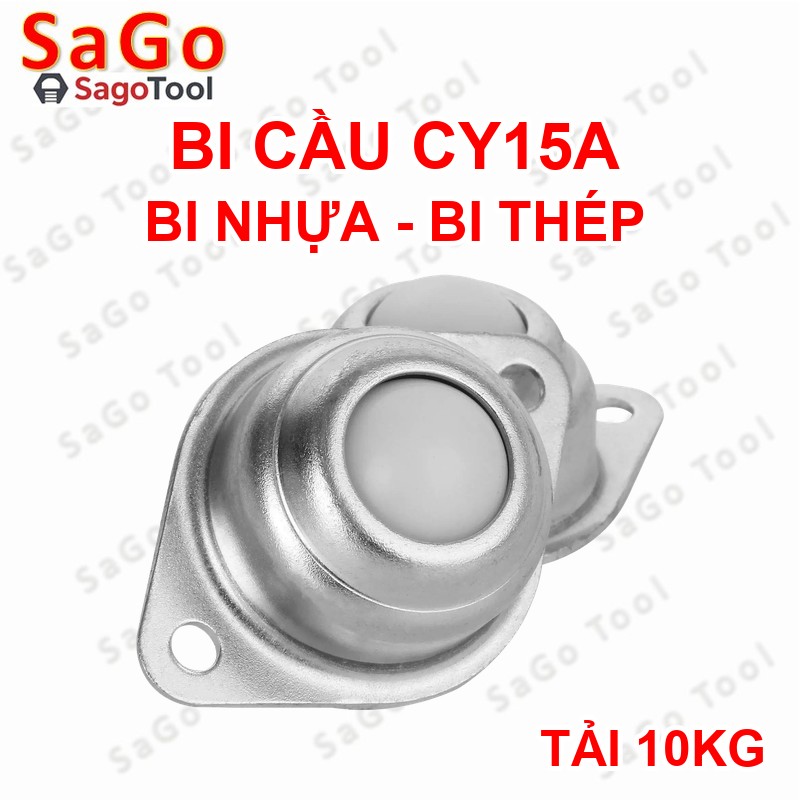Bánh xe đa hướng, con lăn bi cầu, vòng bi cầu CY15A -CY25A loại chuẩn - Ảnh 5