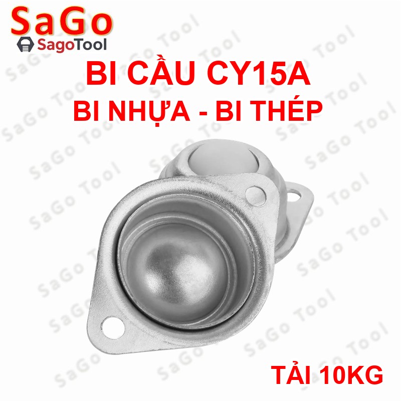 Bánh xe đa hướng, con lăn bi cầu, vòng bi cầu CY15A -CY25A loại chuẩn - Ảnh 6