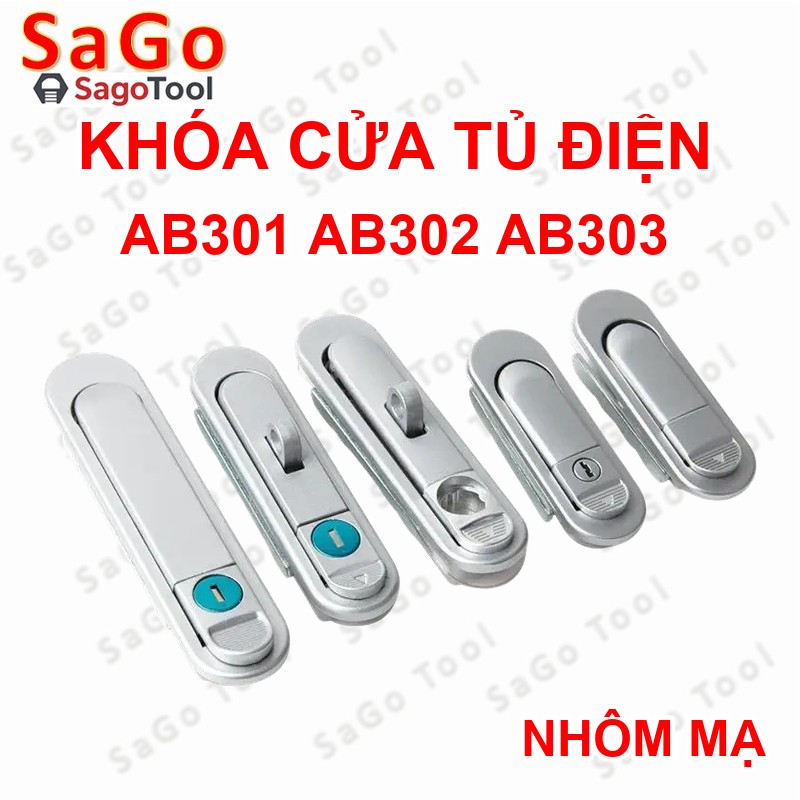 Khóa cửa tủ điện bền đẹp, chống gỉ sét kích thước AB301, AB302, AB303 - Ảnh 8
