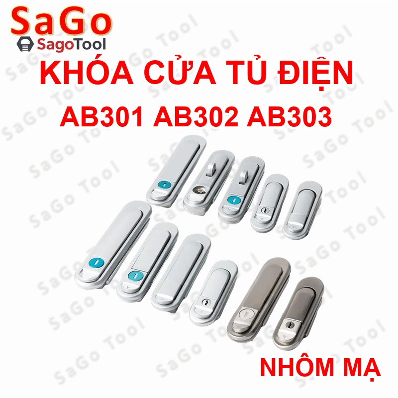 Khóa cửa tủ điện bền đẹp, chống gỉ sét kích thước AB301, AB302, AB303 - Ảnh 6