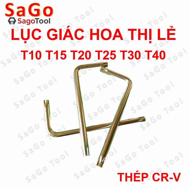 Lục giác hoa thị đầu sao lẻ T10-T40 | Cây lục giác bông vặn ốc đa năng - Ảnh 5