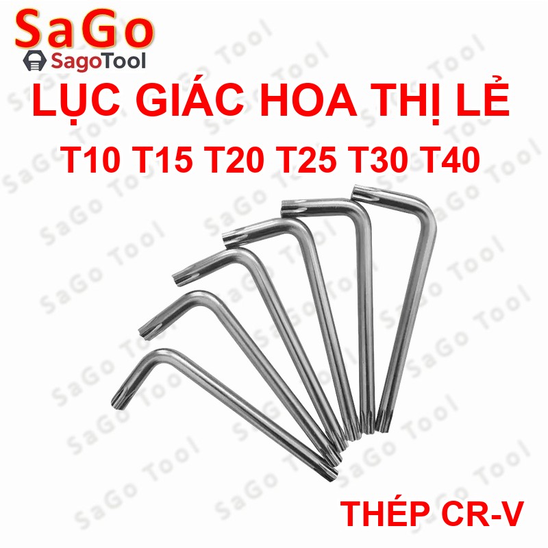 Lục giác hoa thị đầu sao lẻ T10-T40 | Cây lục giác bông vặn ốc đa năng - Ảnh 3