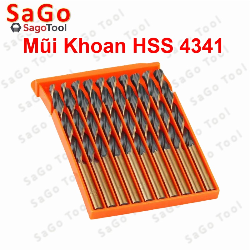 Mũi Khoan Thép HSS 4341 Phi 2-12mm | Khoan Sắt, Inox Mỏng, Kim Loại Mềm - Ảnh 3