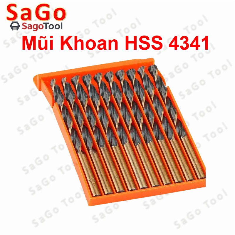 Mũi Khoan Thép HSS 4341 Phi 2-12mm | Khoan Sắt, Inox Mỏng, Kim Loại Mềm - Ảnh 5