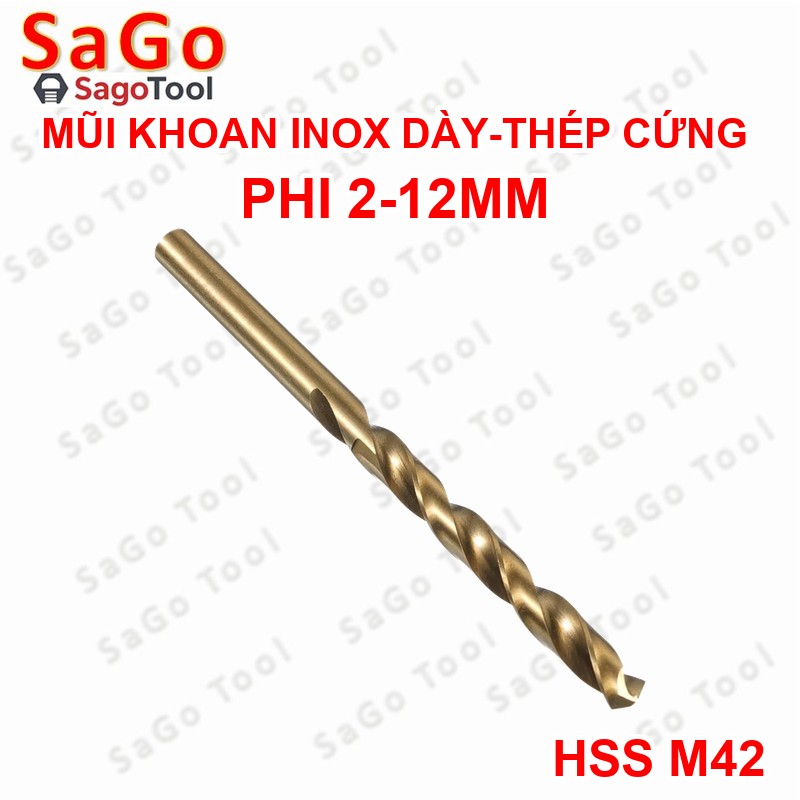 Mũi Khoan HSS M42 Cobalt Siêu Cứng | Khoan Inox 304/316 dày, Thép Cứng, Hợp Kim | Phi 2-6mm - Ảnh 5