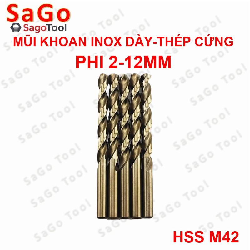 Mũi Khoan HSS M42 Cobalt Siêu Cứng | Khoan Inox 304/316 dày, Thép Cứng, Hợp Kim | Phi 2-6mm - Ảnh 6
