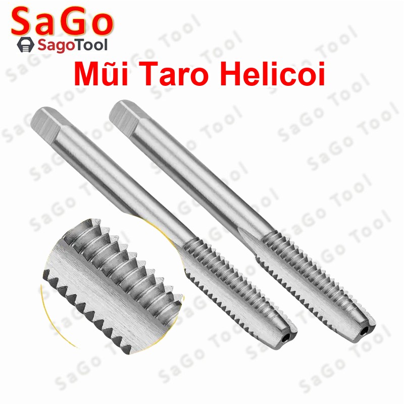 Bộ mũi Taro chuyên dụng cho ren cấy Helicoil Sagotool - Ảnh 2