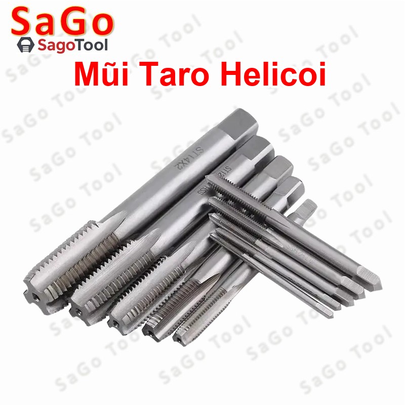 Bộ mũi Taro chuyên dụng cho ren cấy Helicoil Sagotool - Ảnh 5