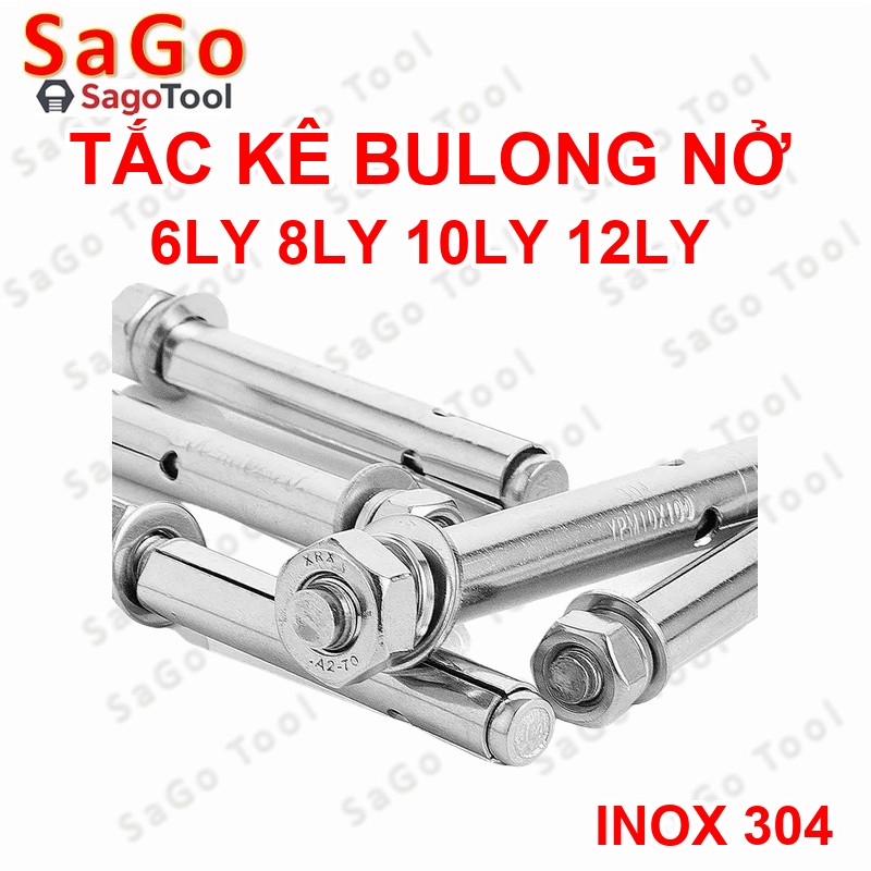 Tắc kê inox, bu lông nở inox 304 đủ size hàng loại 1 - Ảnh 4
