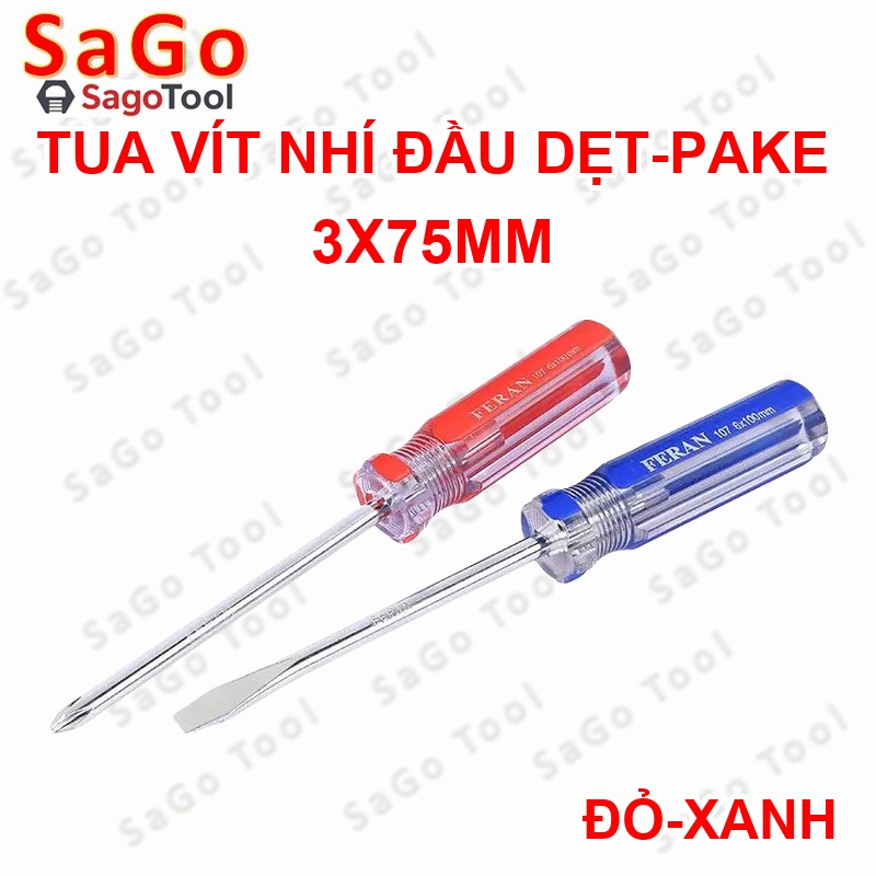 Tua vít nhí 3mm x 75mm – Tô vít mini đầu dẹp hoặc bake – sửa điện tử - Ảnh 5