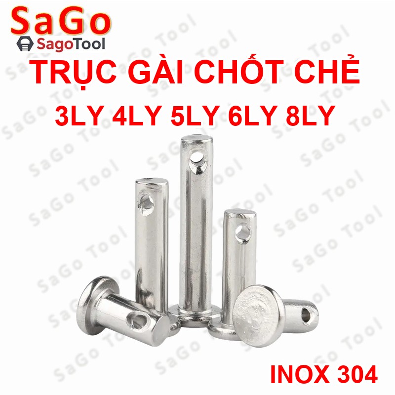 Trục gài chốt chẻ, chốt định vị bắt chốt chẻ size 3ly 4ly 5ly 6ly 8ly - Ảnh 15