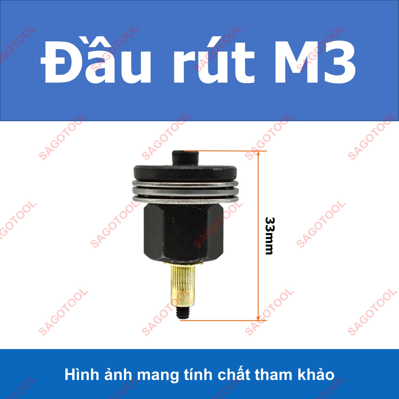 Đầu Rút Ốc Tán ECU M3–M10 – Gắn Máy Khoan Hoặc Dùng Tay Tiện Lợi - Ảnh 8