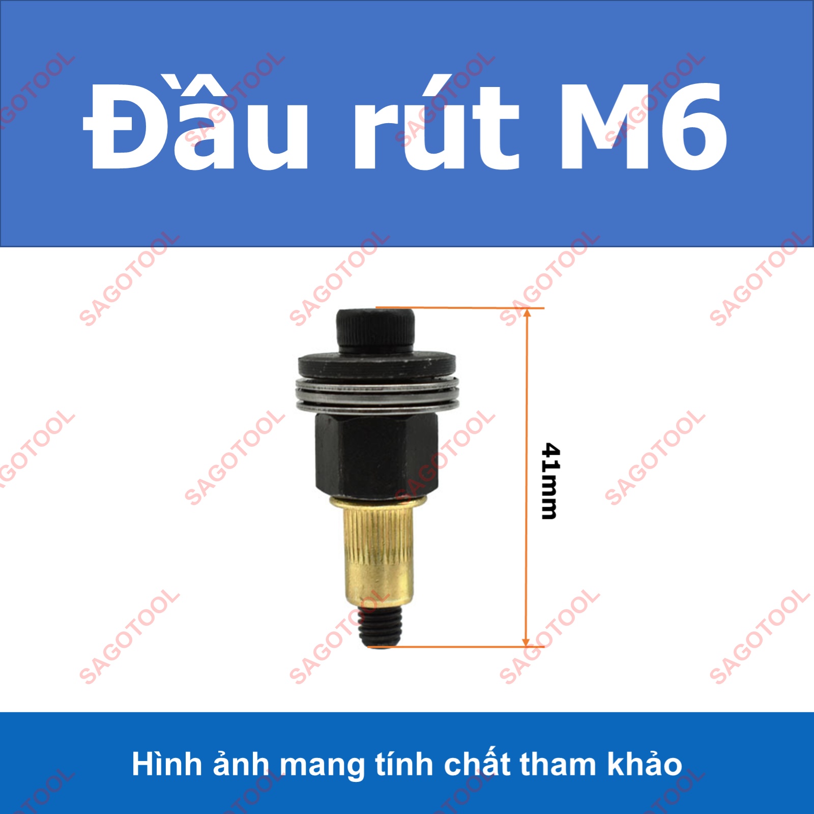 Đầu Rút Ốc Tán ECU M3–M10 – Gắn Máy Khoan Hoặc Dùng Tay Tiện Lợi - Ảnh 11