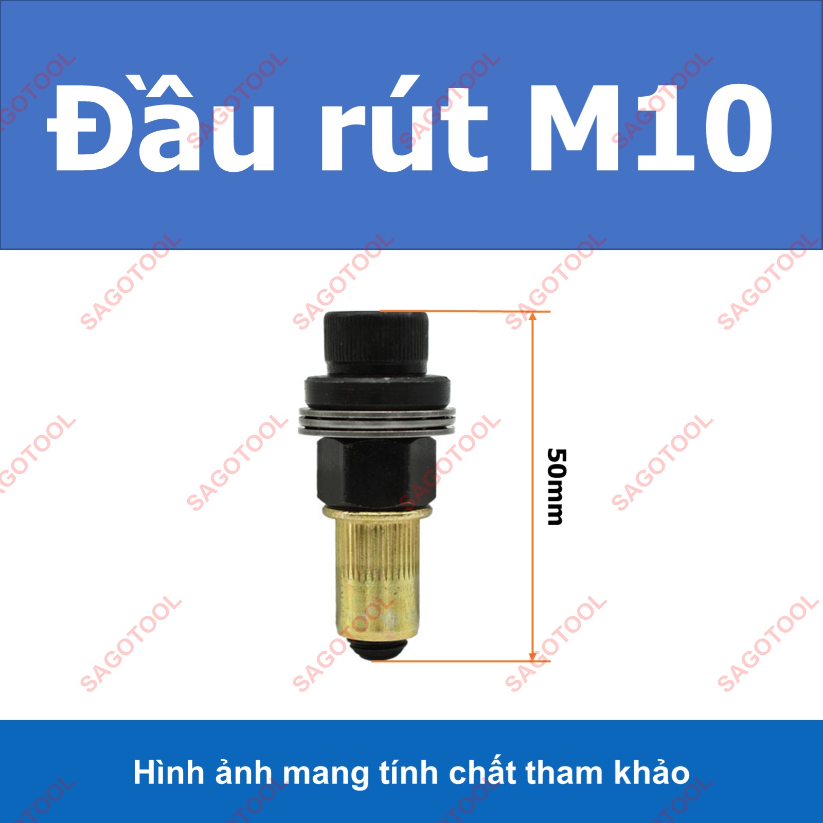 Đầu Rút Ốc Tán ECU M3–M10 – Gắn Máy Khoan Hoặc Dùng Tay Tiện Lợi - Ảnh 13