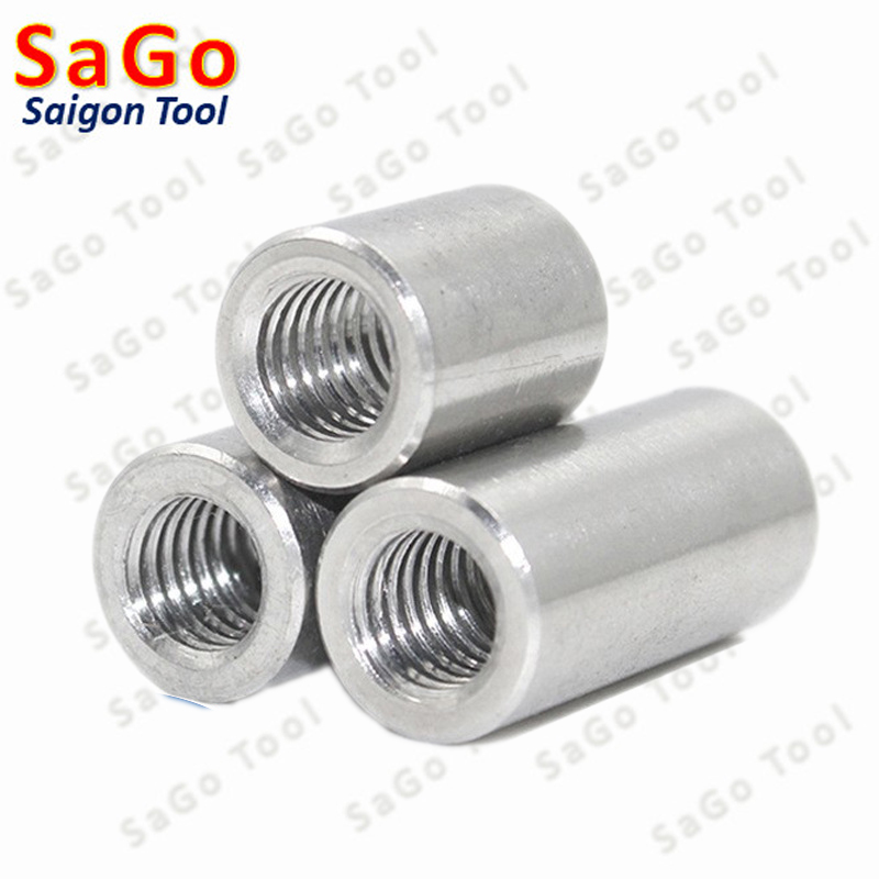Ống nối ty ren inox - Nối ren INOX 304 M3 M4 M5 M6 M8 M10 loại tốt - Ảnh 2