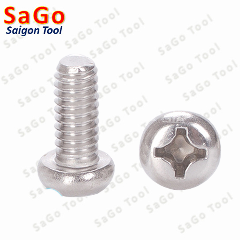 Ốc Vít inox 304 pake đầu tròn size 3ly 4ly 5ly , ốc pake M3 M4 M5 - Ảnh 20