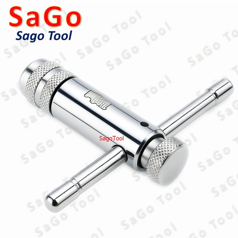 Tay quay taro tự động chữ T | Dụng cụ tạo ren trong M3–M12 | Đảo chiều linh hoạt - Ảnh 2