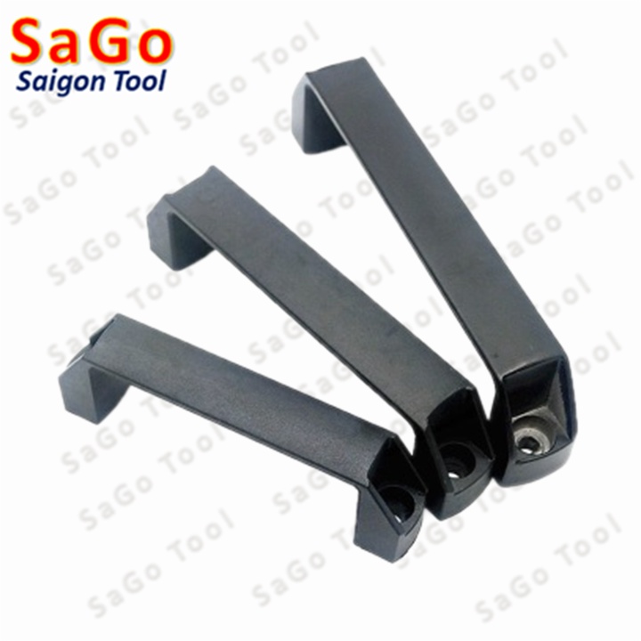 Tay nắm cửa nhựa đen, tay cầm nhựa L90 L120 L150 L180 - Ảnh 2