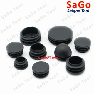 Đầu bịt trong ống sắt hộp, đầu bịt chân bàn ghế loại tròn nhiều kích thước phi 12 - phi 60mm