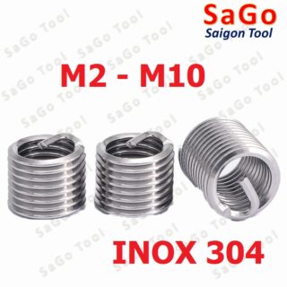 Ren cấy ốc Inox 304 ren cấy helicoil M2-M10 (10 con)