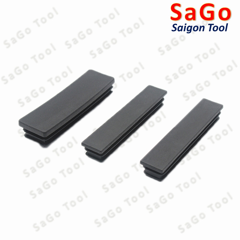Đầu bịt trong cho sắt hộp chữ nhật 10x20 - 40x80, nắp bịt chân bàn ghế loại nhựa (5 cái)